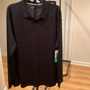 NWT MENS Long Sleeve Golf Polo Shirt by Prince Size XXL